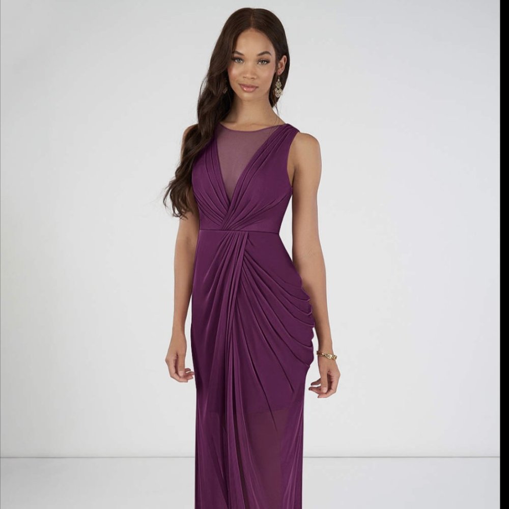 Azazie Fran Bridesmaid Dress - Regency Purple : Size A6